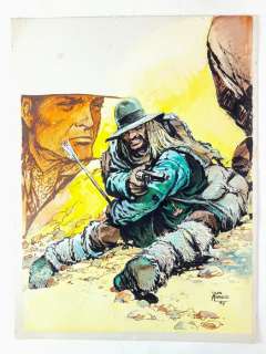 Juan Arancio - Originale di Copertina "Western Cover" - Firmata - Loose page | Catawiki