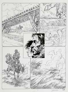 Derib | Regarde bien petit, planches n°3 et 4 Ã  l’encre … | Banque Dessinée