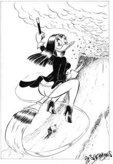 Bas Heymans - Donald Duck - "zwarte magica" - Original Preliminary Art | Catawiki