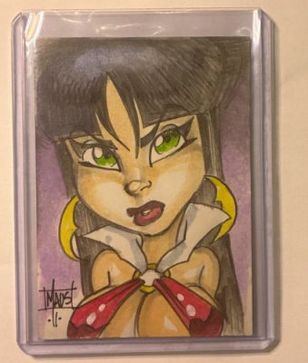 Breyent Vampirella 2011 hand drawn sketch card 1/1 by Bill Maus | eBay US (Buy It Now)
