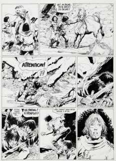 Rosinski | Thorgal, planche n°10 Ã  l’encre de Chine, Ã  la … | Banque Dessinée