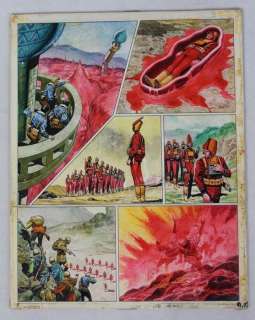 Lawrence, Don - Originele pagina (p.34) in kleur - Trigië 11 - De rode dood - (1973) | Catawiki