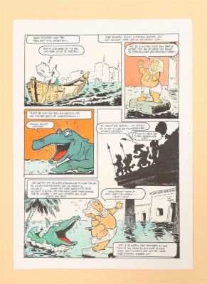 Dick Matena to Marten Toonder: Tom Poes and the Clothes Suitcase original page "Ancient Egypt" | Comic Art Masters