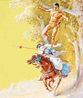 Edward Mortelmans Tarzan and the Jewels of Opar Part 2 Paperback Cover Original Art (Atlantic/Green Dragon, 1967).... | Heritage