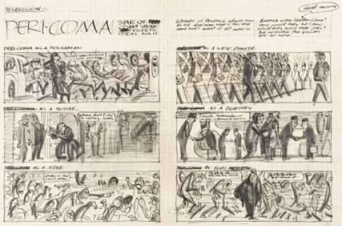 Kurtzman, Harvey | Harvey Kurtzman Humbug #4 Complete 2 Page Story Preliminary Original Art (Humbug Publications, 1957).... | Heritage