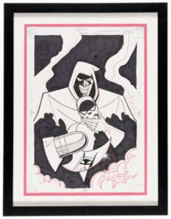 Templeton, Ty - Ty Templeton The Batman and Robin Adventures Annual #1 Cover Original Art (DC, 1996)....