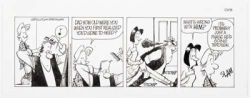 Borgman, Jim | Jerry Scott and Jim Borgman Zits Daily Comic Strip Original Art dated 2-26-98 (King Features Syndicate, 1998).... | Heritage