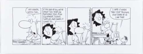 Rick Kirkman and Jerry Scott - Baby Blues Daily Comic Strip Original Art dated 6-10-06 (King Features Syndicate, 2006).