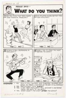 Bob White Archie’s Madhouse #8 Complete 2-Page Story "What Do You Think?" Original Art (Archie, 1960). (Total: 2 Original Art) | Heritage