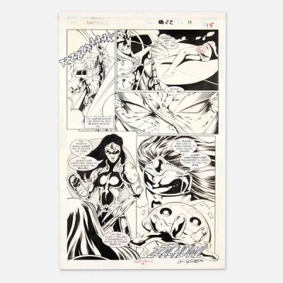 Fred Haynes And Jimmy Palmiotti | War Machine #22 Story Page 15 Original Art (Marvel Comics, 1996) | Landry Pop Auctions