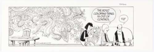 Jerry Scott and Jim Borgman Zits Daily Comic Strip Original Art dated 9-24-16 (King Features Syndicate, 2016). | Heritage