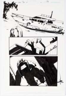 Jock Green Arrow: Year One #4 Story Page 18 Original Art (DC, 2007). | Heritage