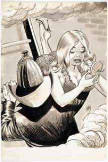 Bill Ward Zip May-1967 Single Panel Gag Cartoon Illustration Original Art (Humorama, 1967). | Heritage