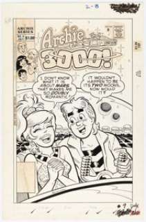 Rex Lindsey Archie 3000 #9 Cover Original Art (Archie, 1990). | Heritage