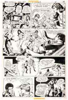 Irv Novick and Vince Colletta Teen Titans #45 Bumblebee First Appearance Issue Story Page 9 Original Art (DC, 1976). | Heritage