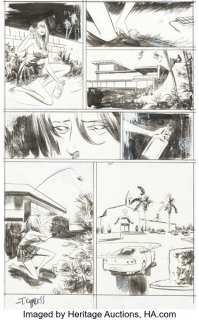 Toby Cypress Blue Estate #2 Story Page 8 Original Art (Image, 2011).