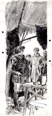 Dino Battaglia | Il Cavaliere del Leon d’Oro n.6 (Corriere dei Piccoli 1964-65) | Tavole Originali