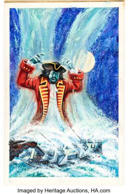 Gold Key Artist Dr. Spektor Presents Spine-Tingling Tales #4 Cover Painting Original Art (Western/Gold Key, 1976). | Heritage