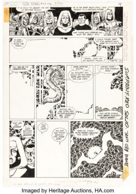 George Pérez New Teen Titans #39 Story Page 7 Original Art (DC, 1984). | Heritage