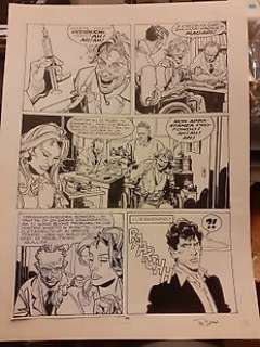 Dylan Dog n. 76 - Ferdinando Tacconi tavola originale "Maledizione nera" - Loose page - (1993)