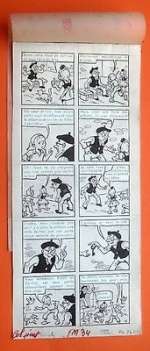 Cuvillier, Maurice - Planche originale - Sylvain et Sylvette - Le Chateau reconquis - (1957)