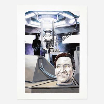 J.K. Woodward | Lot 284 - Star Trek: Defiant #4 Variant Cover Original Art (IDW, 2025) | Landry Pop Auctions
