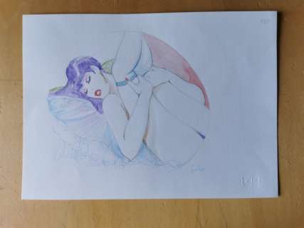 Leone Frollo - Illustrazione originale Biancaneve - Firmata - Loose page | Catawiki