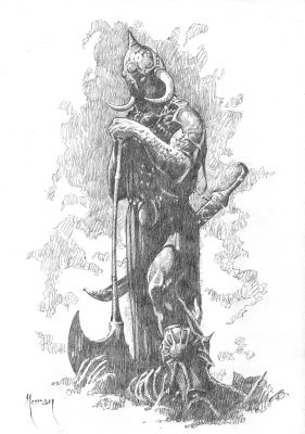 The Death Dealer – Warrior rest | Corner4art