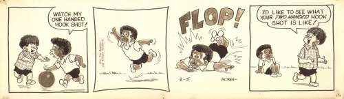 Morrie Turner - Wee pals strip - 2/5/1970 signed