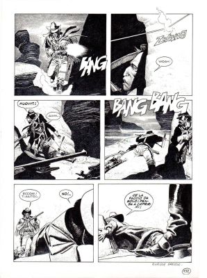 Enrique Breccia | Texone n.31 Capitan Jack p.132 | Tavole Originali