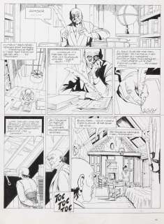 Nicaise | Sang de lune, planche n°15 Ã  l’encre de Chine de… | Banque Dessinée