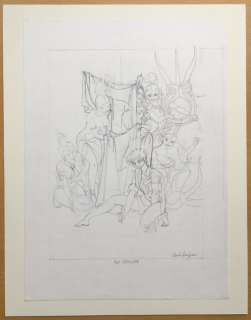 Franka - Potloodschets "Ava Adelaar" voor Serie + prent - (1990) | Catawiki