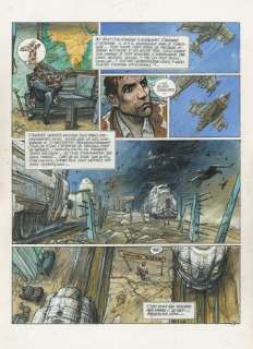 *Enki Bilal Né En 1951 La Trilogie Nikopol - Tome 3 Froid Équateur Encre de Chine, Gouache Et Crayon Pour La Planche 10 de... - Lot 15 - La Trilogie Nikopol - tome 3