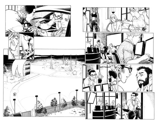 Nicola Scott | Issue 3 - Issue 3 Page 12 and 13 | Nicola Scott