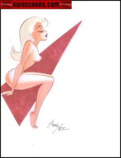 Bruce Timm Shane Glines - Blonde nude by shane glines and bruce timm