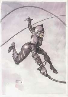 Marini, Enrico - Dessin original couleur - Batman : The Dark Prince Charming - Catwoman - (2018) | Catawiki
