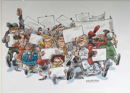 Philippe Decressac - Couverture originale de Â«Â L’écho des SavanesÂ Â» n°341 (non disponible)