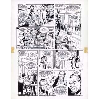 Bogusław Polch FUNKY KOVAL "Bez oddechu" !!! Oryginalna plansza nr. 32 | Polish Comic Art