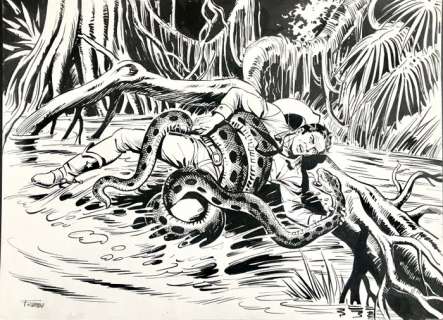 Tex - Francesco Gamba - illustrazione originale - Loose page | Catawiki