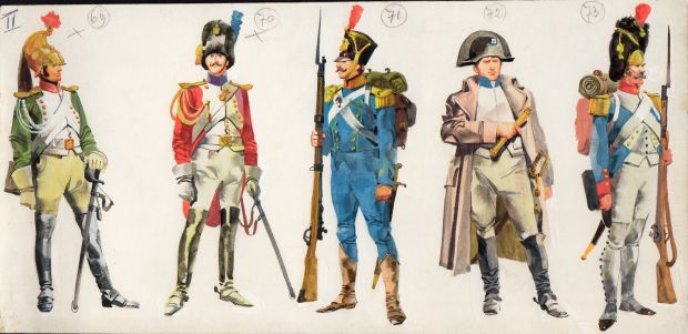 Ferdinando Tacconi | Uniformi Esercito francese 1806-1810 e Napoleone | Tavole Originali