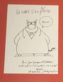 Le chat - Dessin original - Le chat s’exp(l)ose! - (2003) | Catawiki