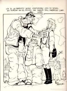 PORTADA ORIGINAL PASCUAL FERRY FIRMADO PARDO 36 X 24 GATOPATO Nº 1 AÑO 1985