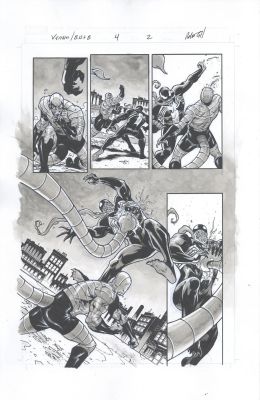 Robert Gill | Venom: Black, White and Blood Issue 4, Page 2 | Geoff M Art Sales