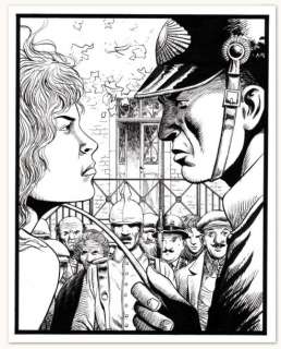 Jean-Claude Servais - TENDRE VIOLETTE Encre de Chine pour la couverture de