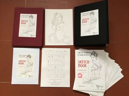 Giovanna Casotto | Giovanna Casotto - Disegno originale + Portfolio Sketch Book numerato e con extra - Page volante - Exemplaire unique (2020) | Catawiki