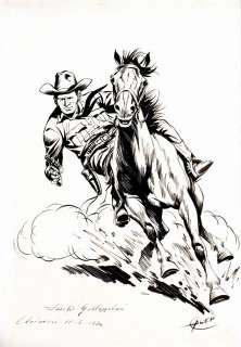 Aurelio Galleppini  Tex al galoppo