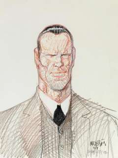 Giraud, Jean | BLUEBERRY Grand portrait au pastel gras du lieutenant Blueberry | Cornette de St Cyr