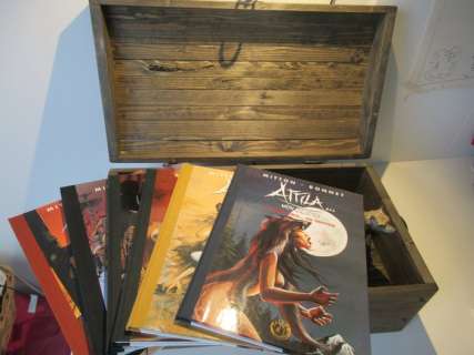 Attila - Luxe Reeks Attila Mijn Geliefde - incl. schatkist, beeldje, prent en Historisch verslag - Hardcover - First edition - (2001/2003) | Catawiki