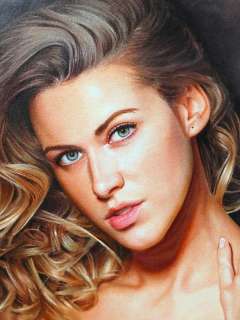 Fernando Delgado | Sexy Pin-up - Delgado - Original Watercolor Painting Illustration, Signed! | Catawiki