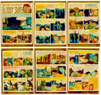 Reed Crandall | Crandall - "BLOODY SURE", HAUNT OF FEAR #20, Jul-Aug 1953 NO RESERVE | Russ Cochran